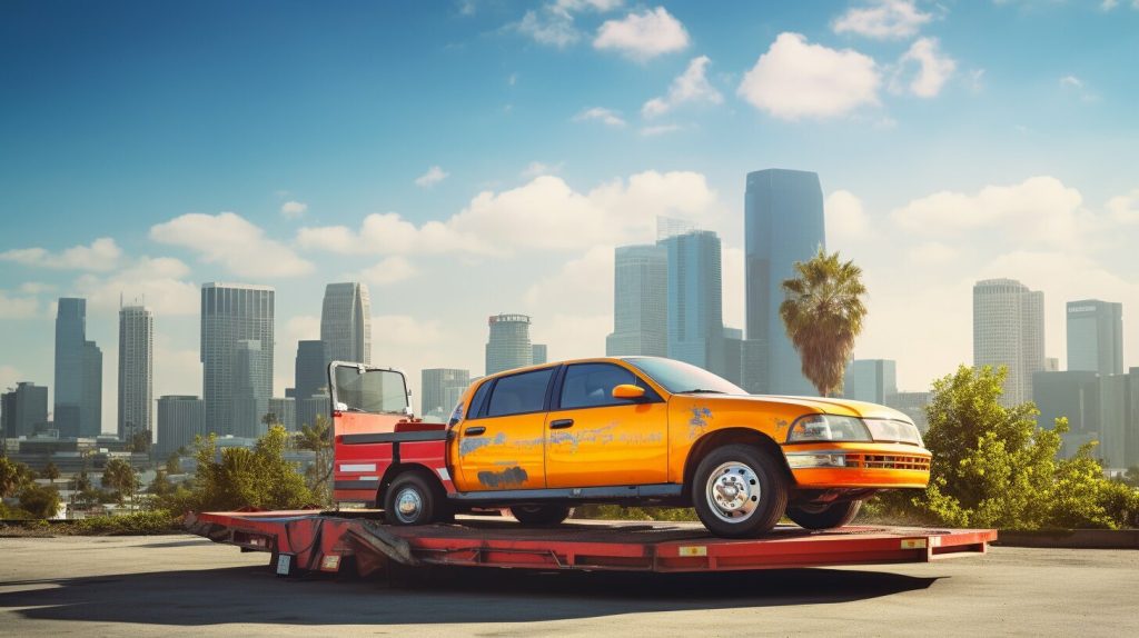 price to tow a car in los angeles