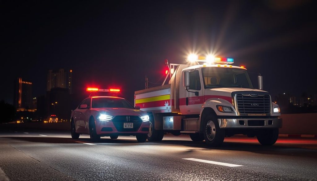 24/7 Roadside assistance in Miami at night