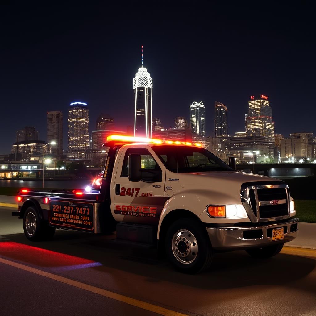 24/7 availability for discount towing in Dallas