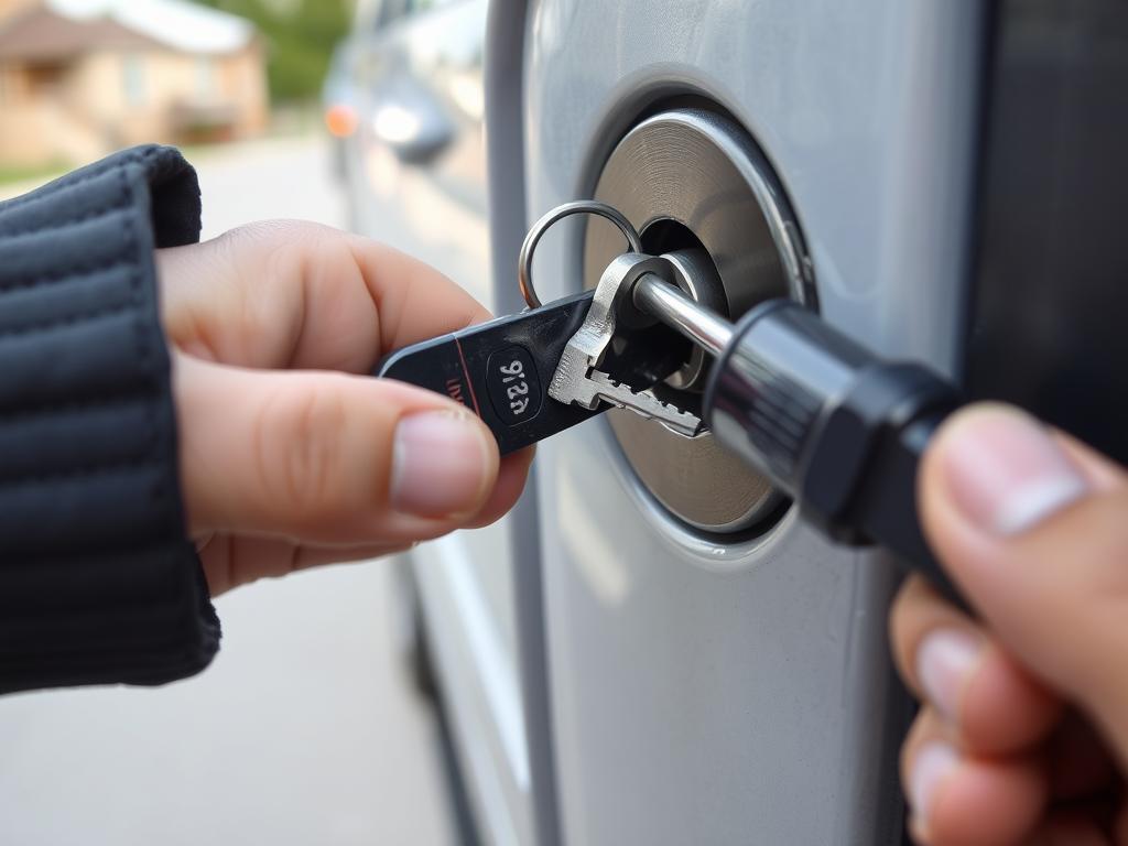 Broken key extraction for auto lockout in Addison Illinois