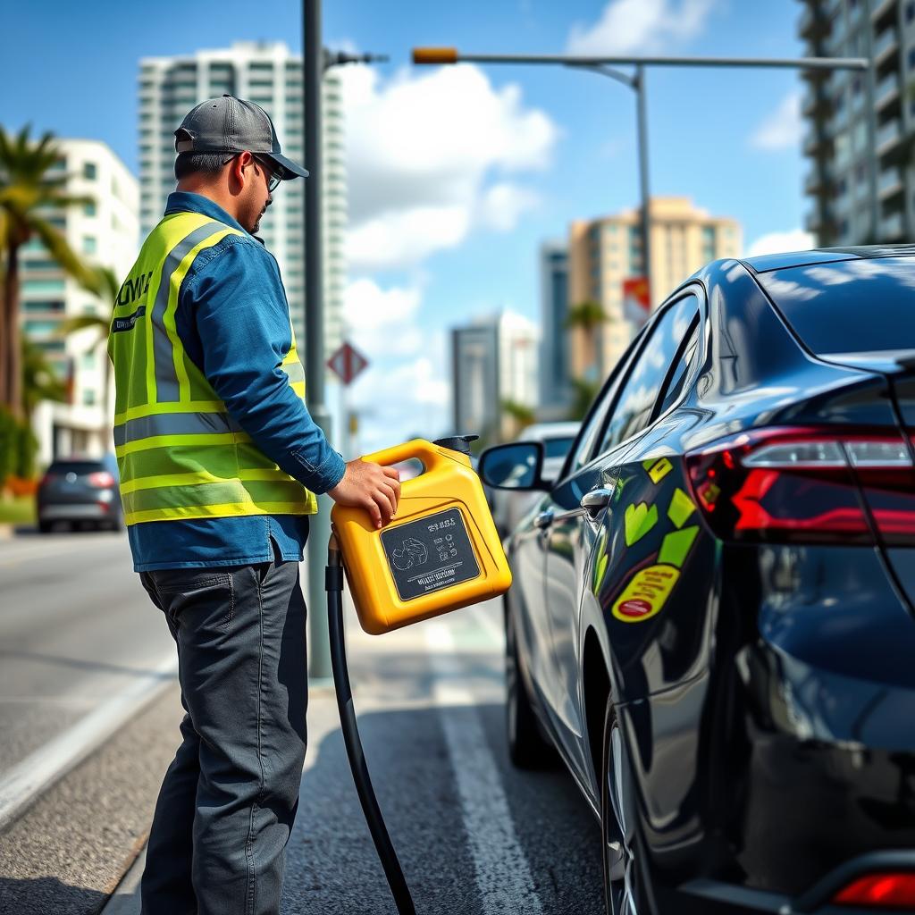 Fuel delivery service in Miami