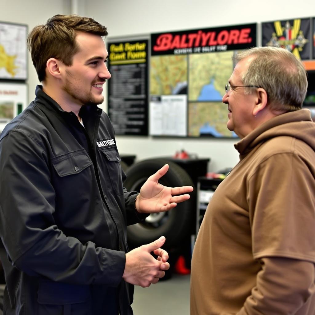 Local Baltimore tire service technician with knowledge of local roads and conditions