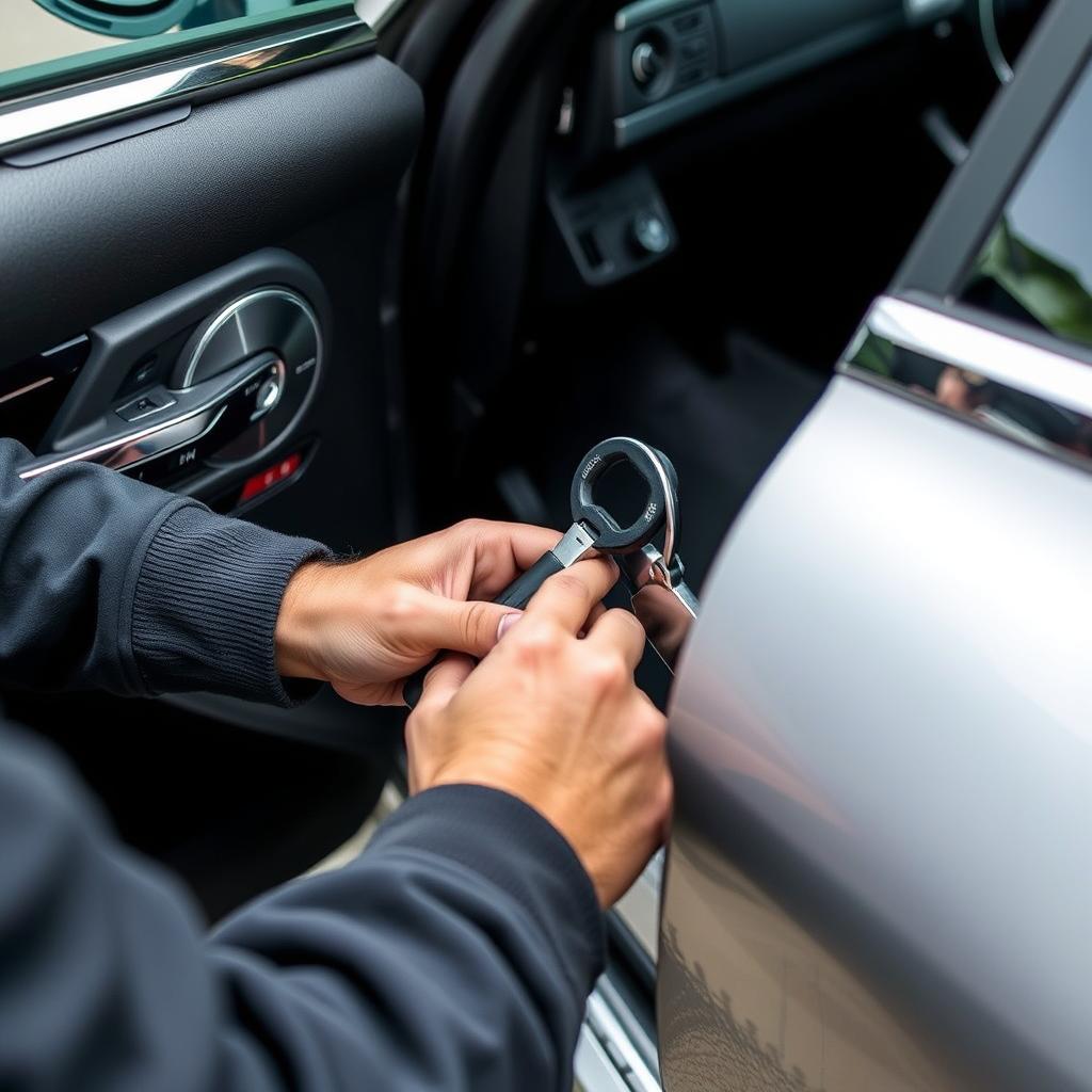 Luxury vehicle auto lockout service in Addison Illinois