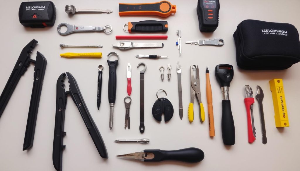 Professional locksmith tools for auto lockout services in Elkhart Indiana