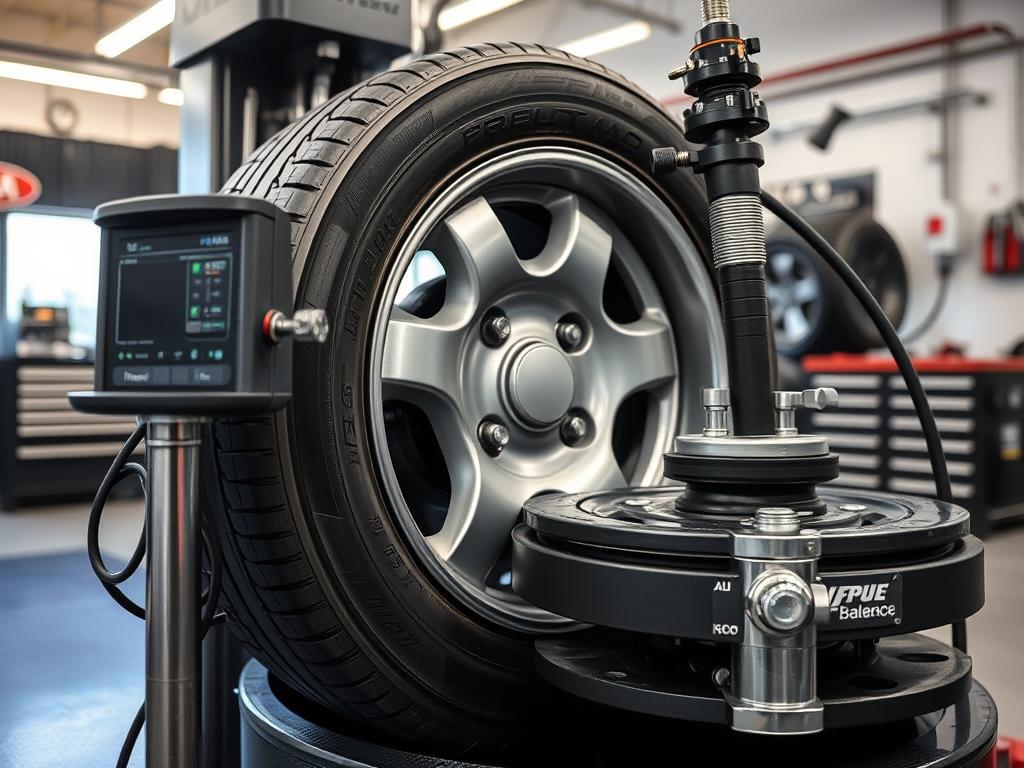 Professional tire changing equipment in Prescott Valley service center