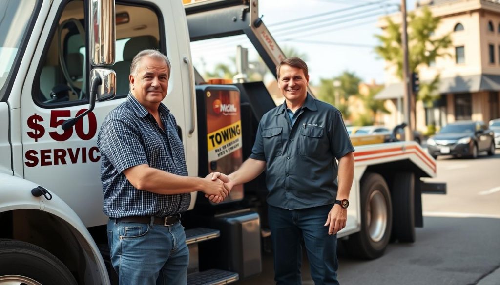 Satisfied customer with $50 Towing Service in Milwaukee, Wisconsin