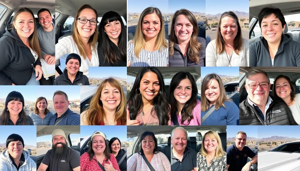 Satisfied customers after receiving auto lockout assistance in Lake Havasu City Arizona