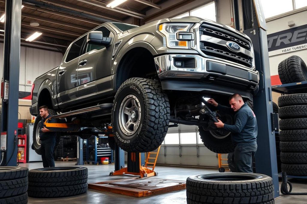 Truck tire change service in Harrisonburg, Virginia