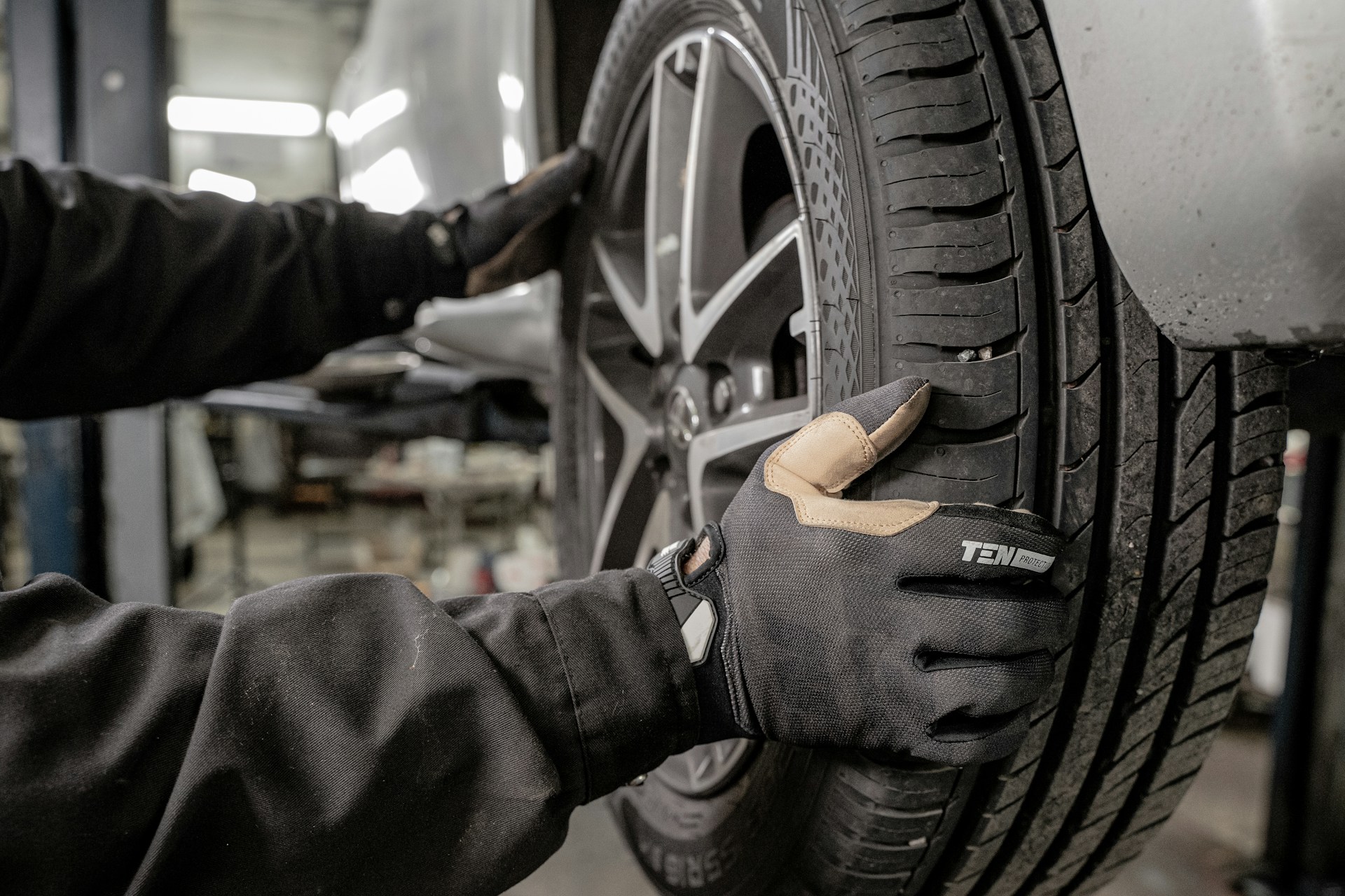 how to use a tire changing machine