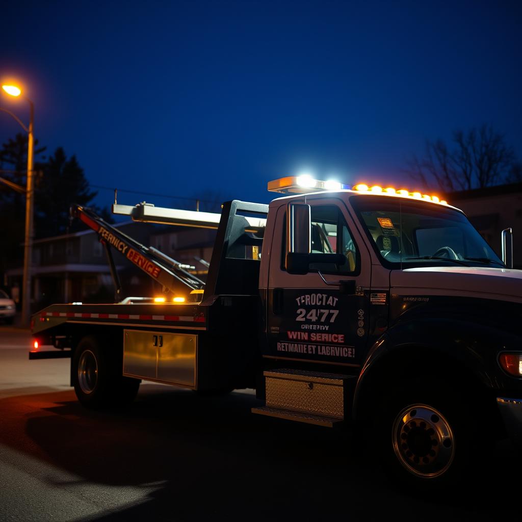 24/7 tow truck availability in Brockton, Massachusetts