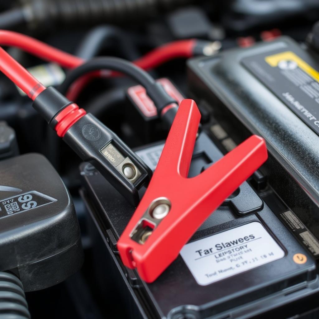 Battery jump-start service in Longview
