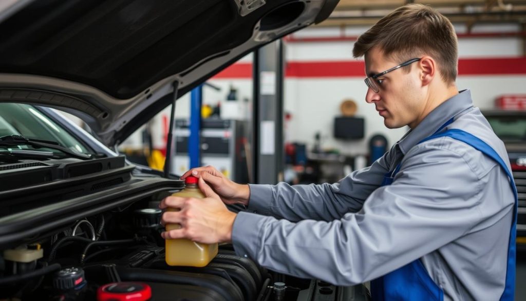 Car maintenance being performed at a Rockwall auto shop