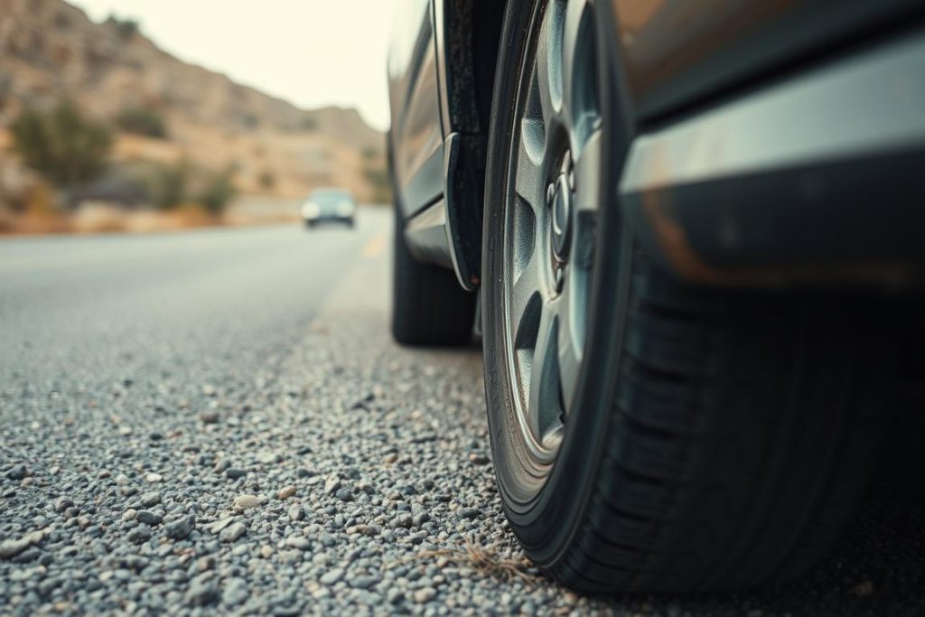 Car with flat tire needing cheap $50 towing service in Bowling Green, Kentucky