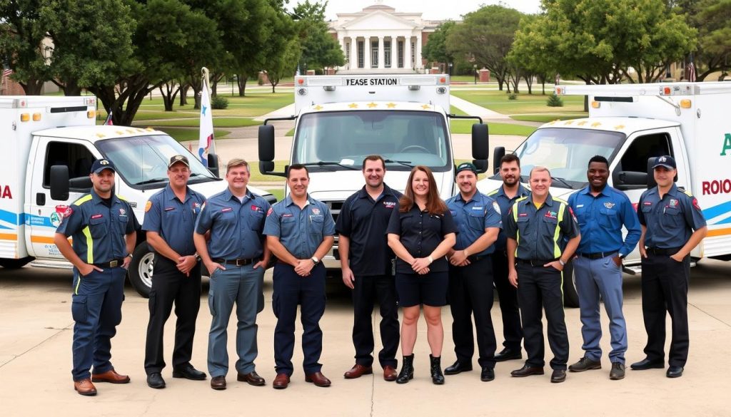 Professional roadside assistance team serving College Station, Texas
