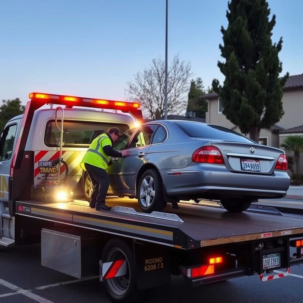 Professional towing service in Gilroy, California