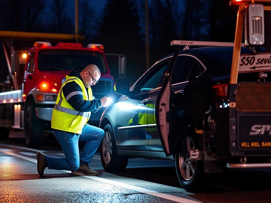 Roadside assistance for $50 in Akron helping stranded motorist