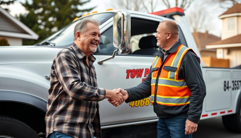 Satisfied customer with cheap $50 towing service in Beaverton, Oregon
