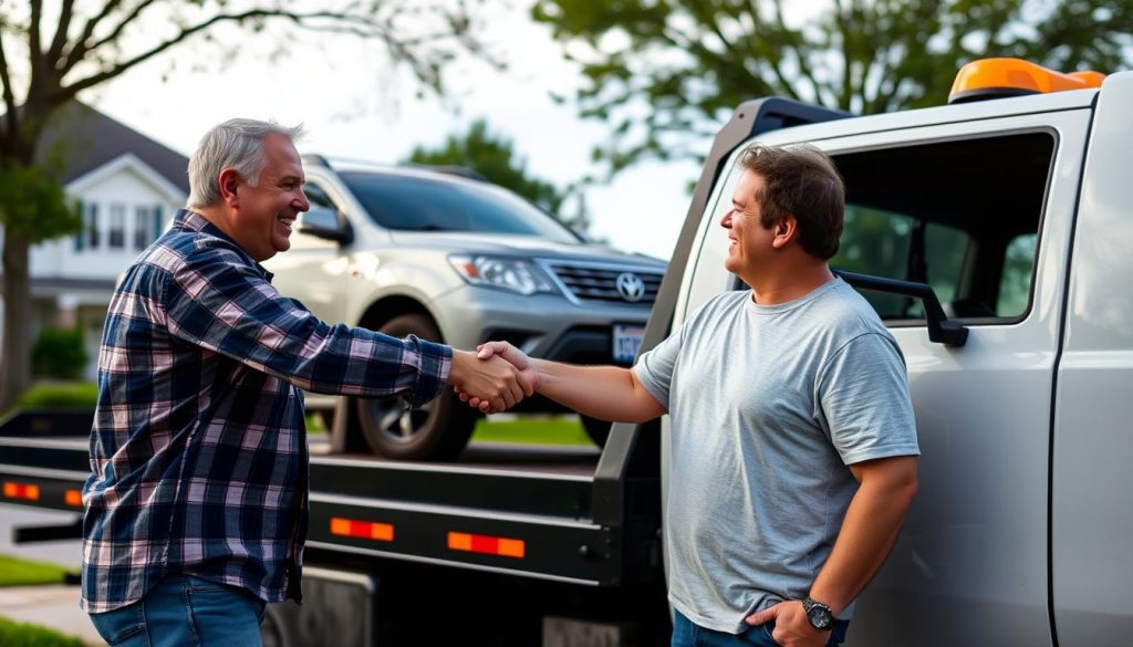 Satisfied customer with cheap $50 towing service in Bowling Green, Kentucky