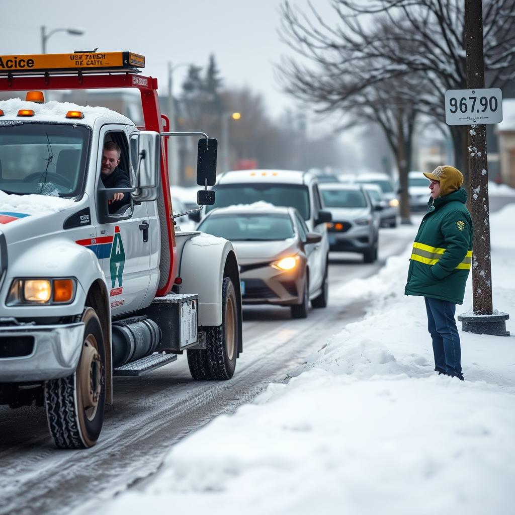 Tow truck arriving quickly to provide cheap towing service in Anchorage
