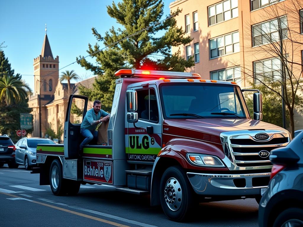Tow truck arriving quickly to provide service in Berkeley