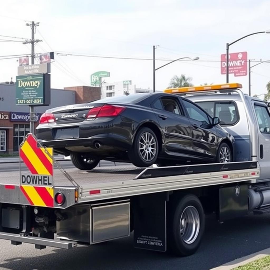 Vehicle towing service in Downey, California
