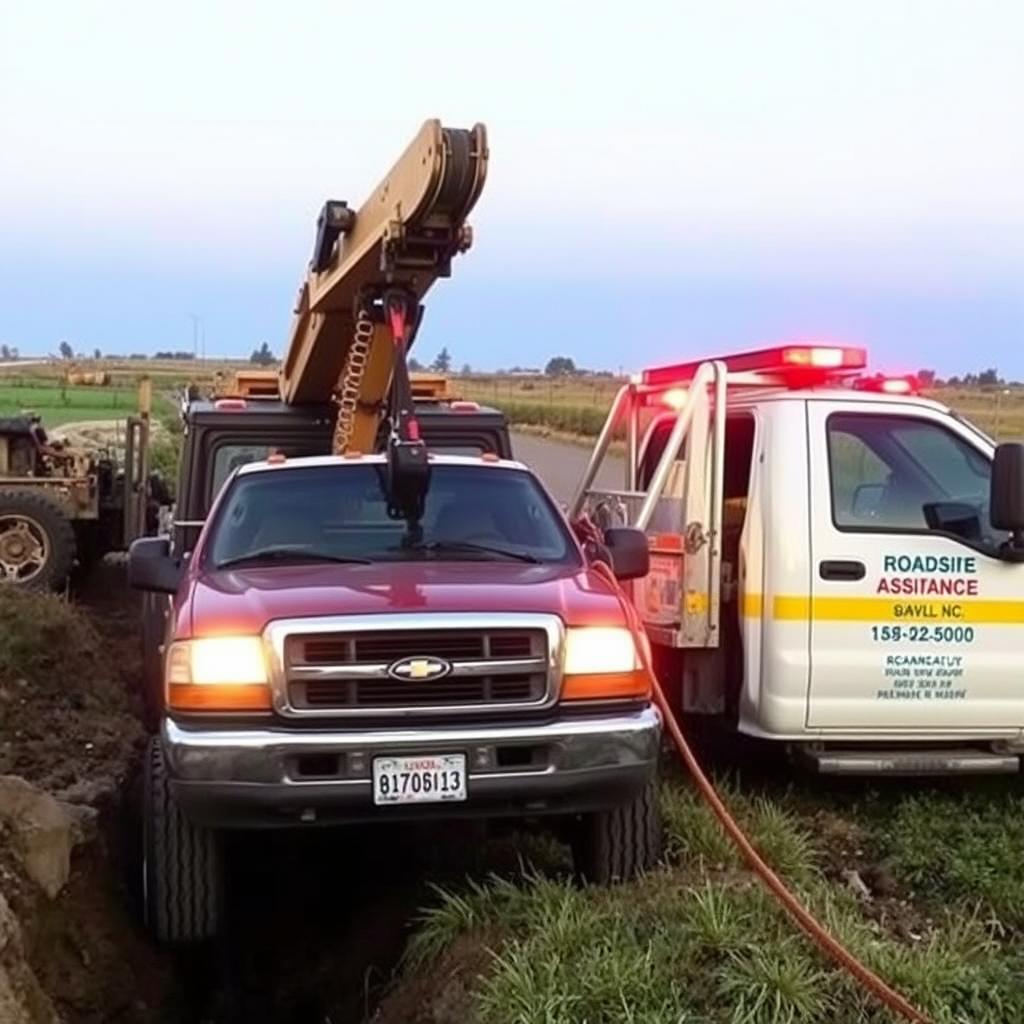 Vehicle winching and recovery service near Gilroy