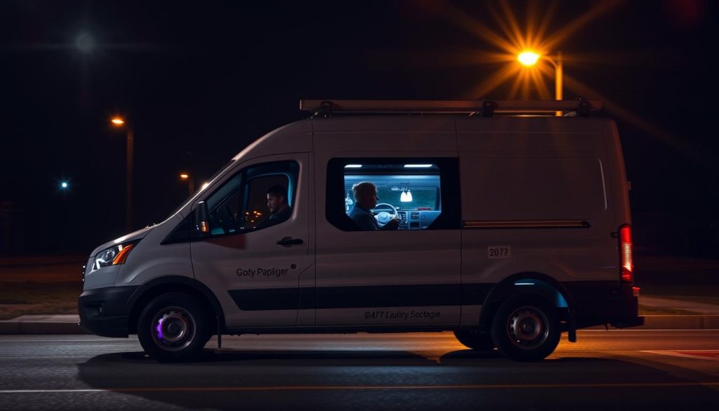 24/7 Belleville auto locksmith service vehicle responding to emergency lockout
