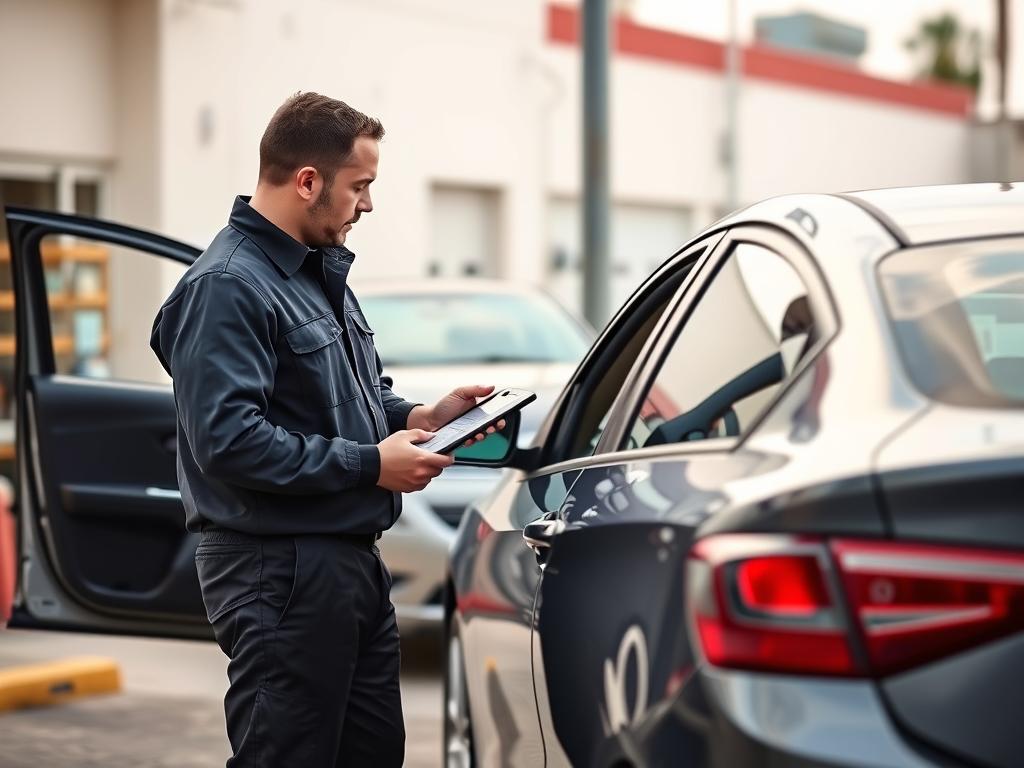 Auto locksmith answering customer questions in Bell Gardens