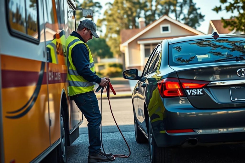Battery jump start service in Summerville, SC