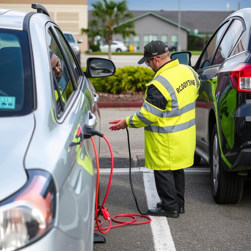 Dead battery jump start service in Bloomington, Indiana
