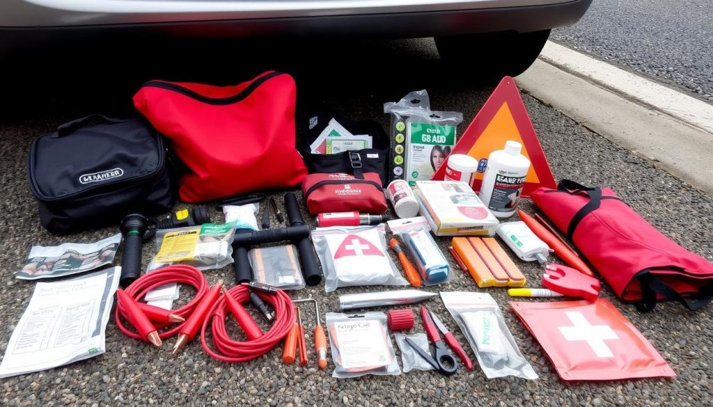 Emergency roadside kit for Camden drivers with essential items