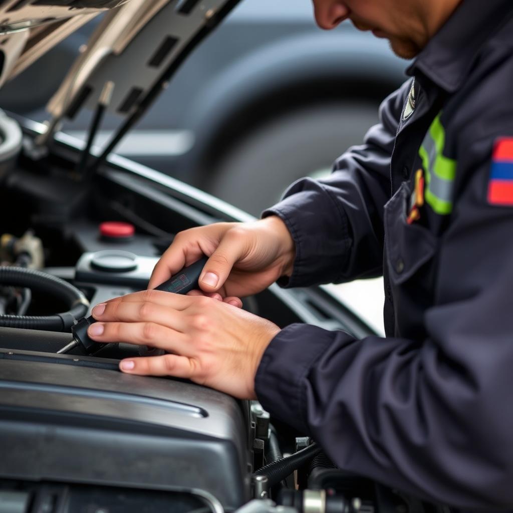 Experienced roadside assistance technician in Lee's Summit, Missouri