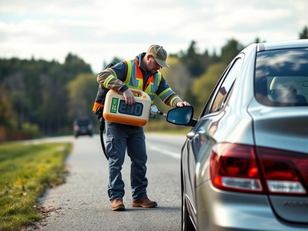 Fuel delivery roadside assistance in Pontiac, Michigan