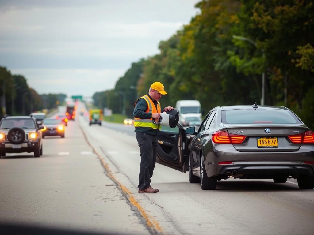 Fuel delivery service on Cleveland highway