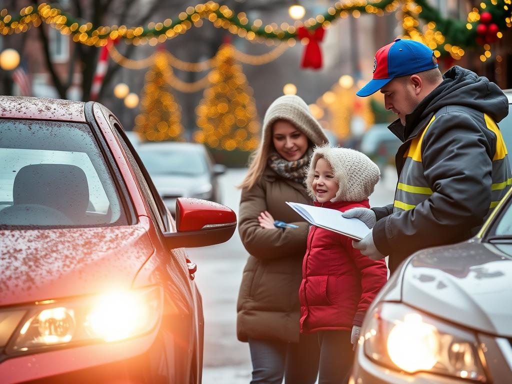 Holiday roadside assistance in Hoboken