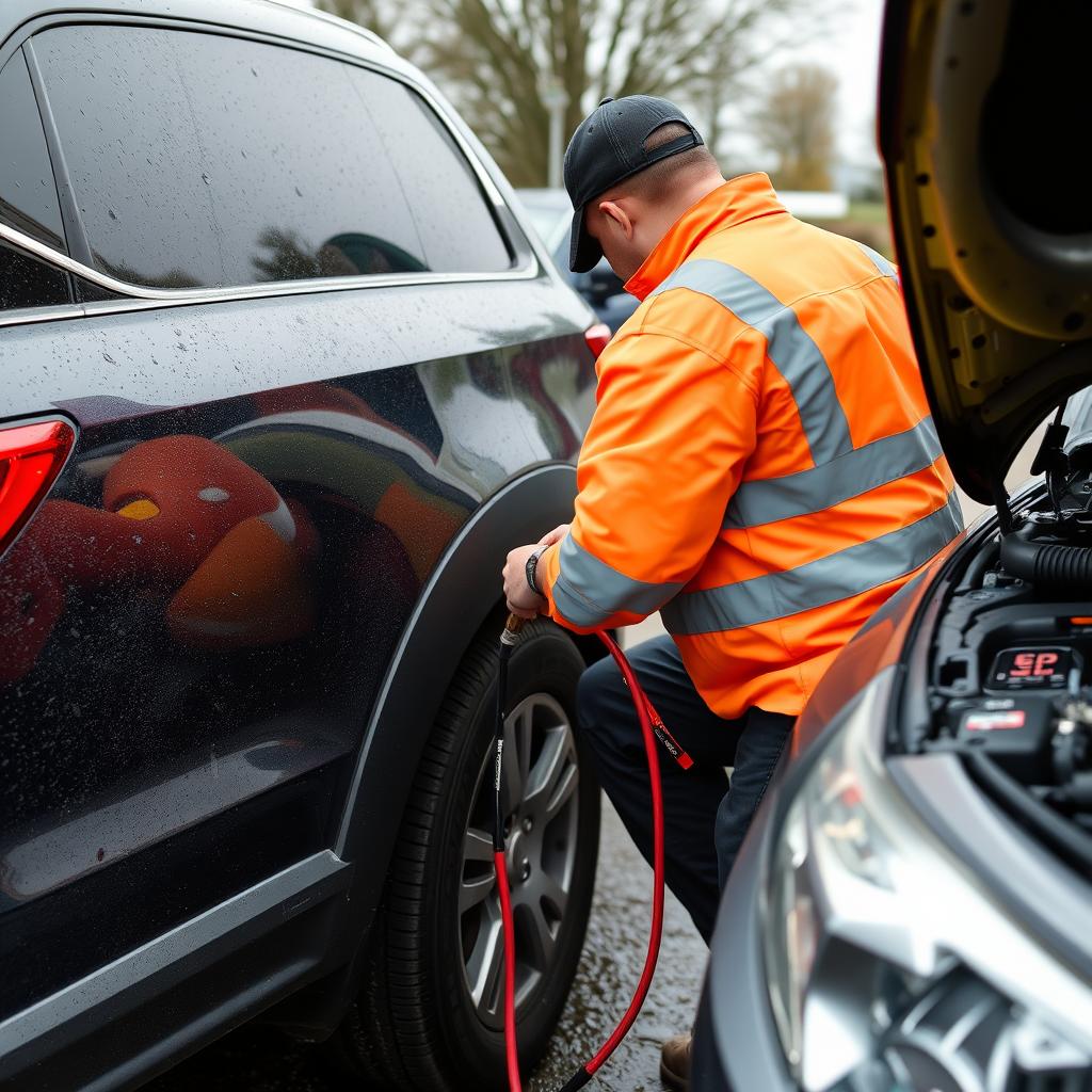 Jump start service in Dubuque, Iowa