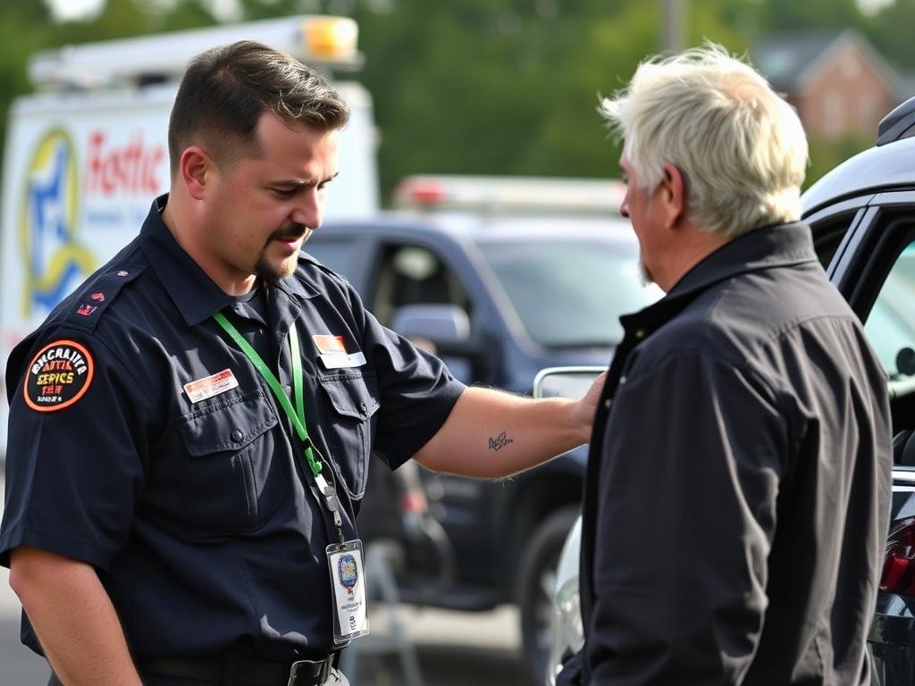 Local certified technician providing roadside assistance in Jonesboro