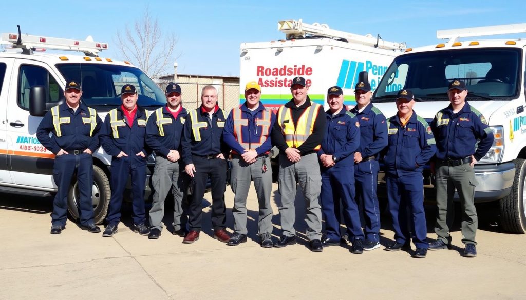 Professional roadside assistance team in Grand Island, Nebraska