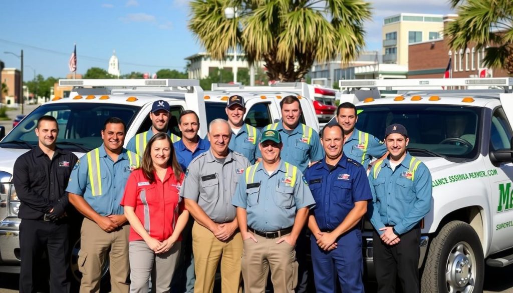 Professional roadside assistance team in Summerville, South Carolina