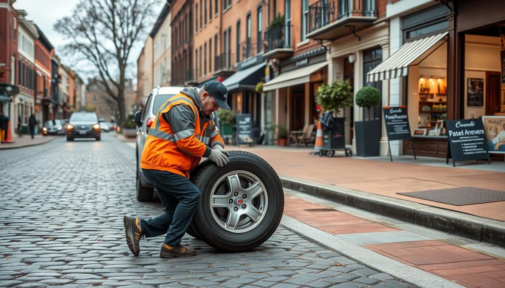 Roadside assistance in Georgetown, Washington DC