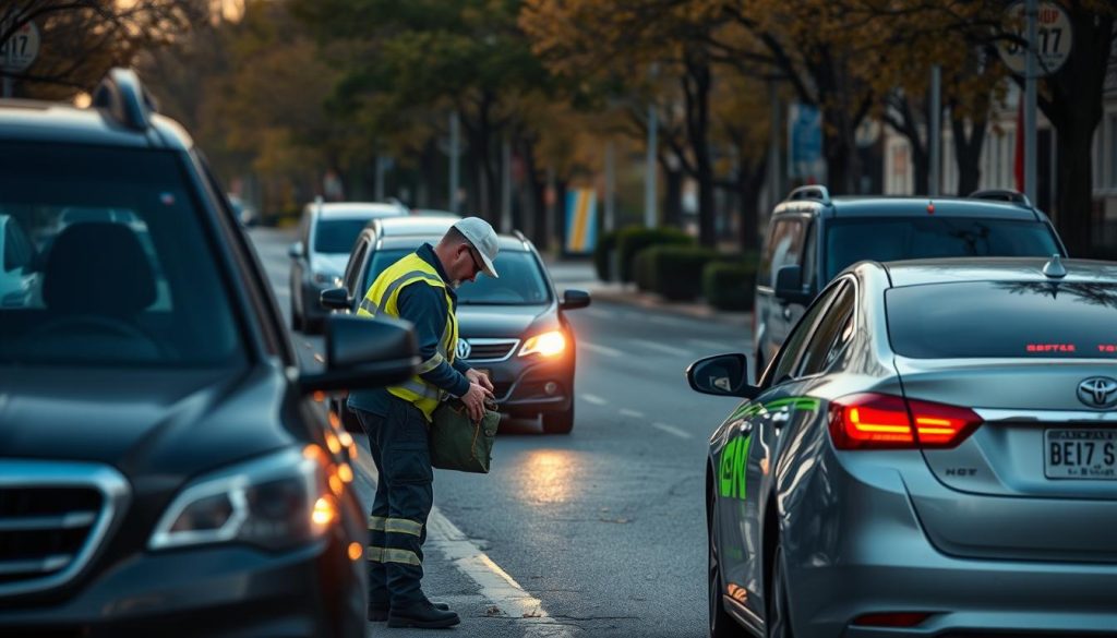 Roadside assistance near Embassy Row in Washington DC