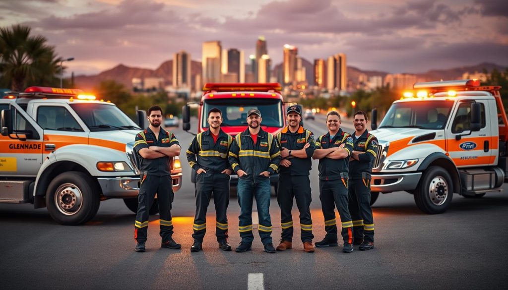 Roadside assistance team ready to help in Glendale, Arizona