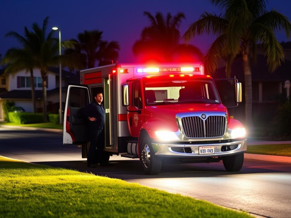 Roadside assistance technician arriving quickly to help stranded driver in Moreno Valley