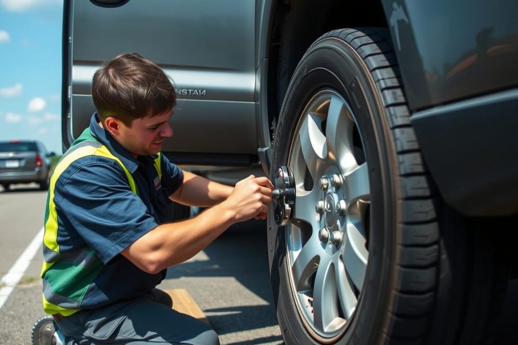 Tire change service in Muskogee, Oklahoma