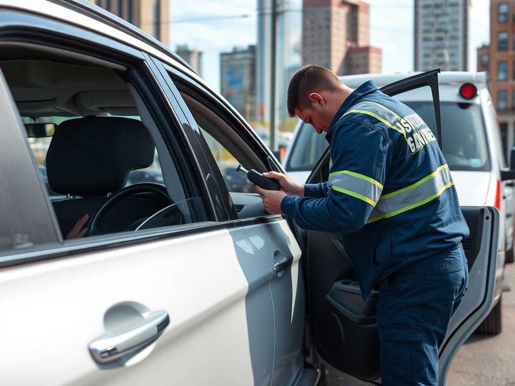 Vehicle lockout service for roadside assistance in Raleigh, North Carolina