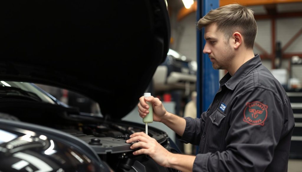 Vehicle maintenance being performed to prevent breakdowns in Farmington