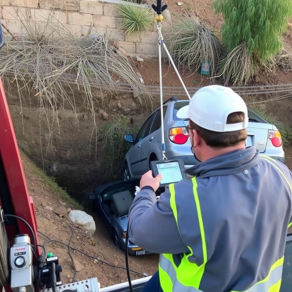 Winch-out recovery service in West Covina area